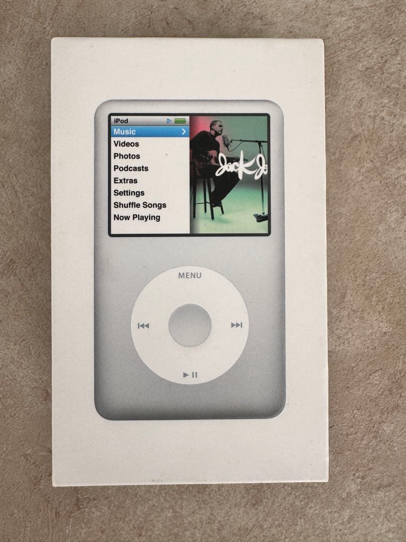 極美品 iPod classic 120GB シルバー 新品バッテリー