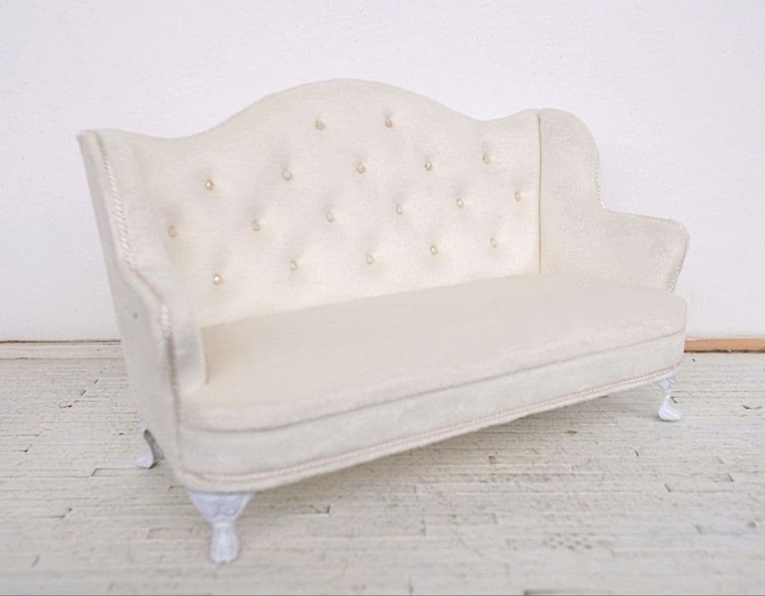 Purple 1/6アームソファ(スクエア)▪️ウィングチェア3人用