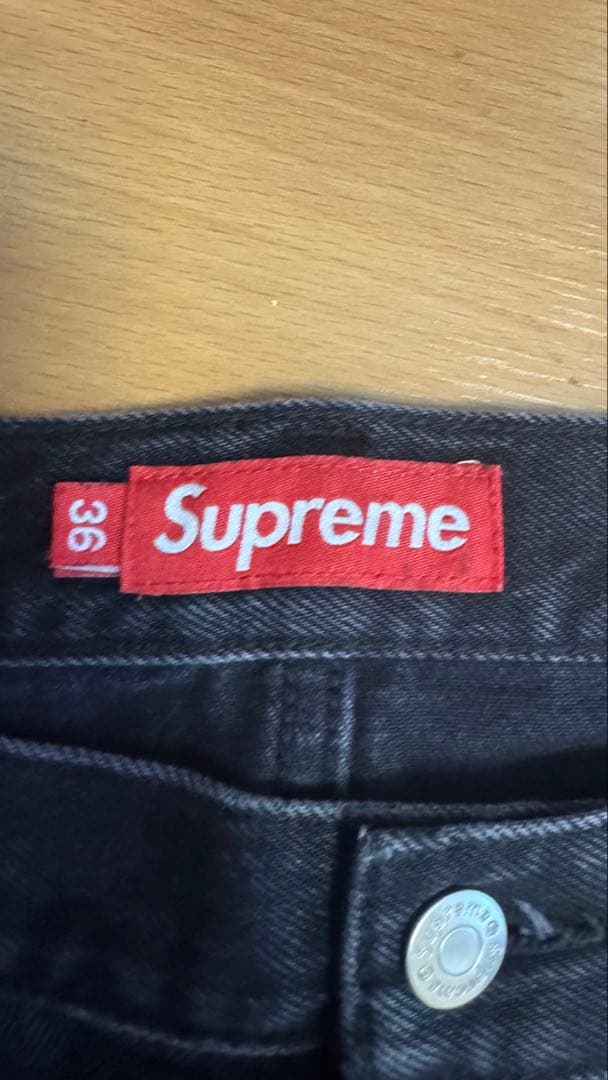 パンツ Supreme Baggy Jean (25FW) \"Black\" 36