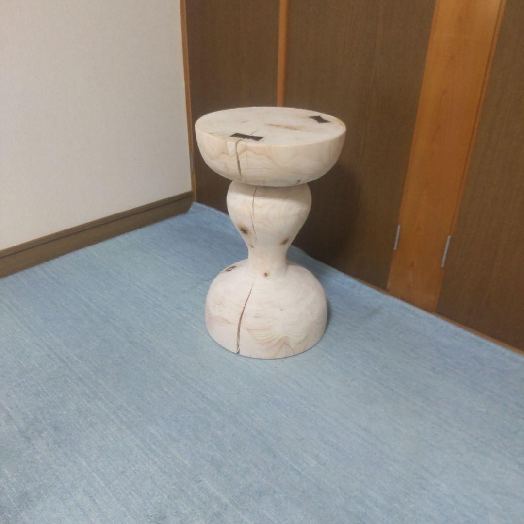 chaosさん専用檜丸太椅子スツール