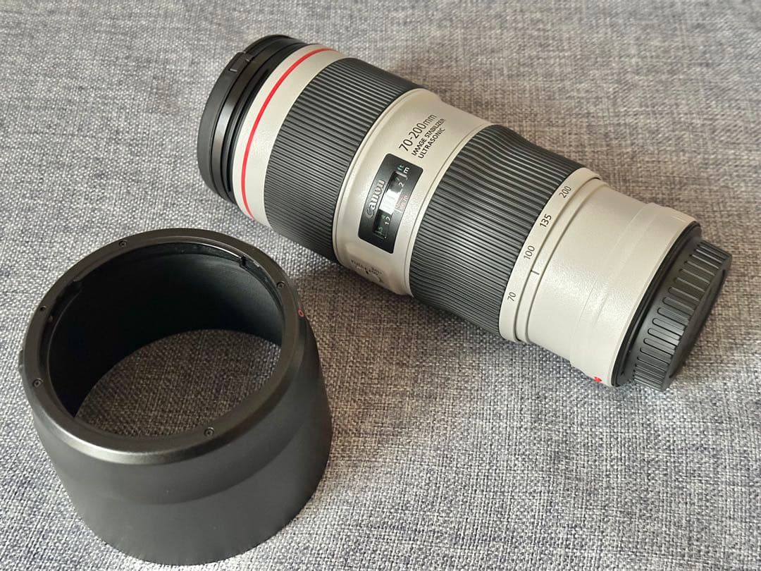 EF70-200mm F4L IS II USM 5月新品購入の美品