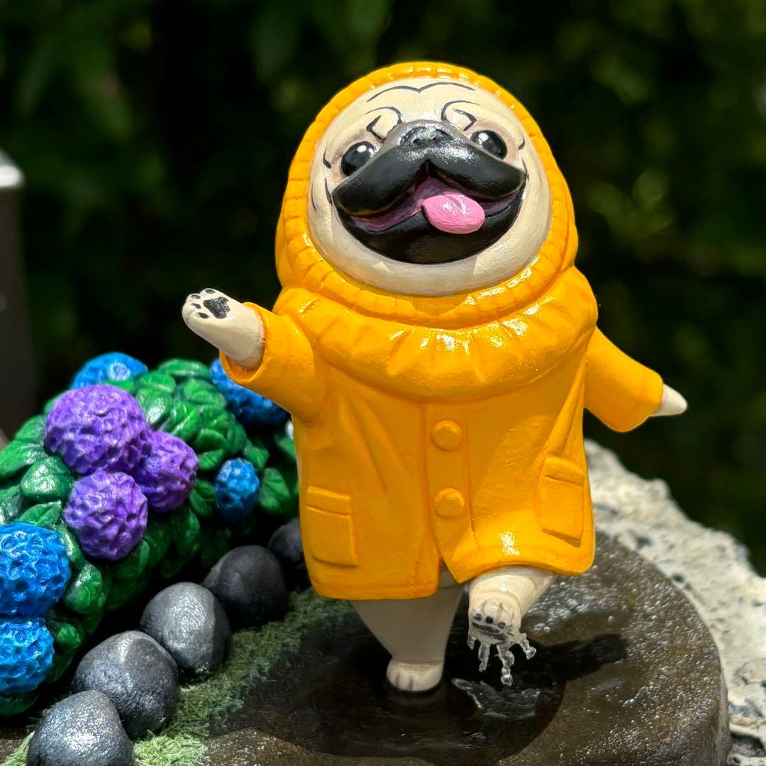 梅雨のおパグさん(完全1点もの)