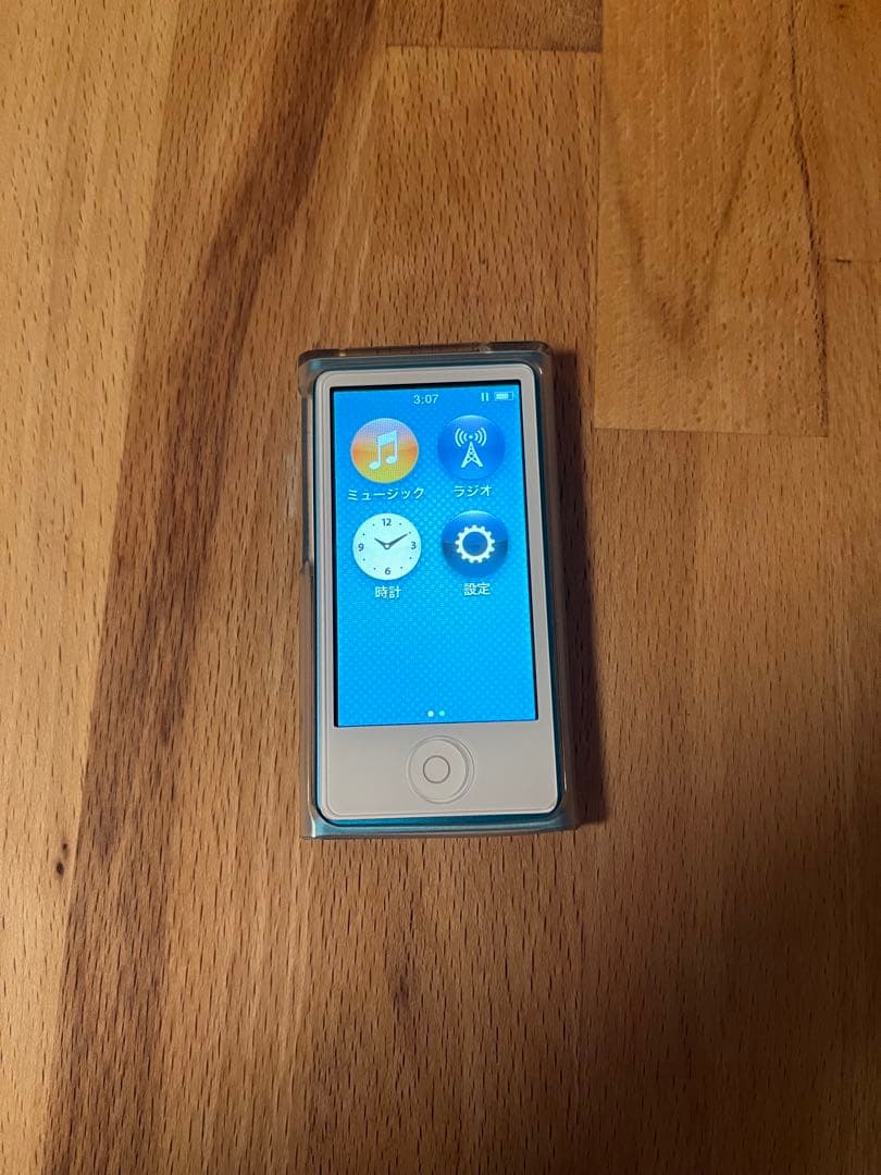 【美品】Apple iPod nano 第7世代　ブルー 未使用イヤフォン付き