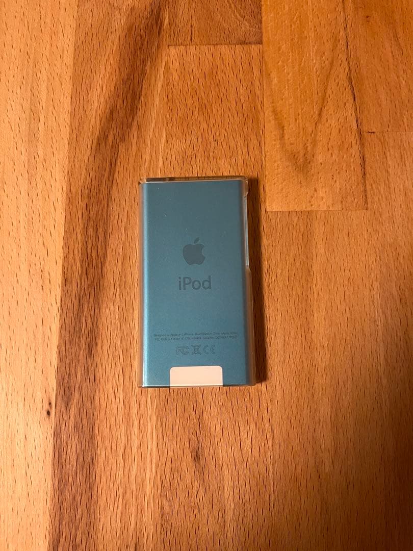 【美品】Apple iPod nano 第7世代　ブルー 未使用イヤフォン付き