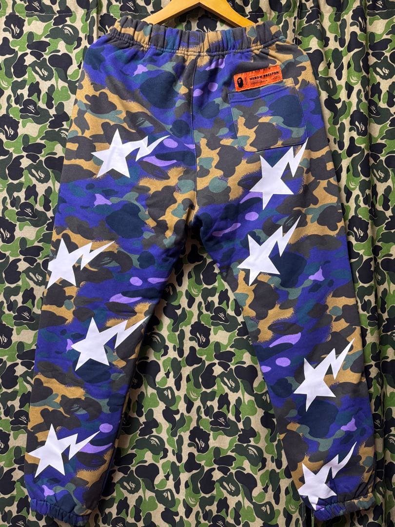 ユウ BAPE × HERON PRESTON スウェットパンツ