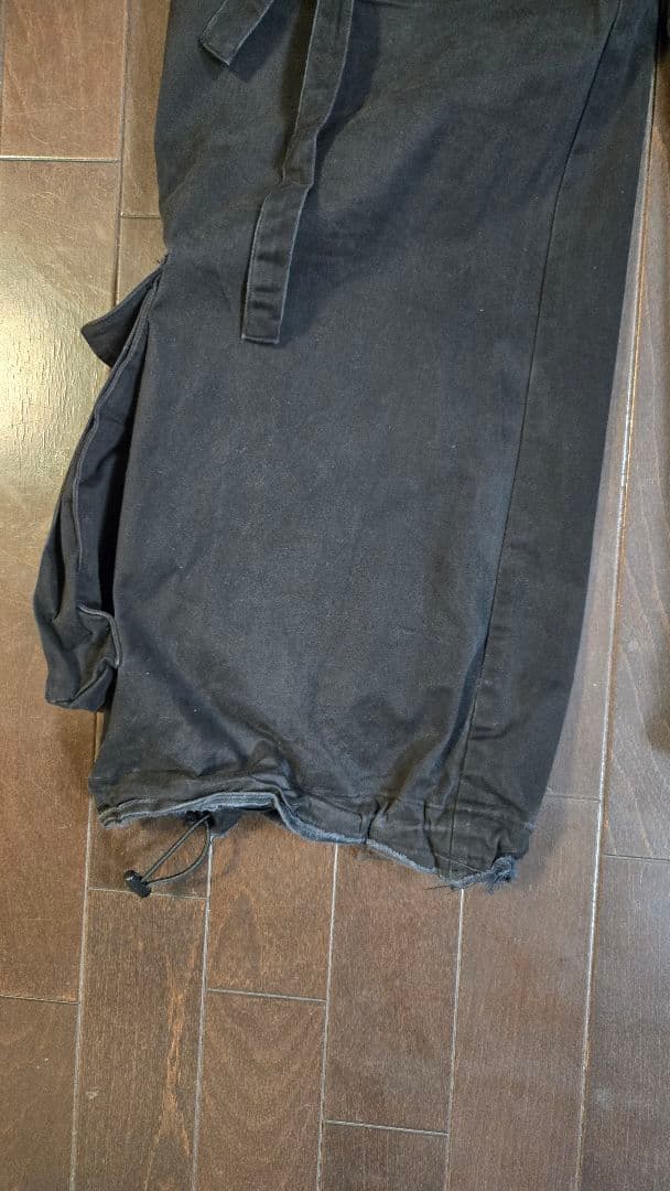 GRANCY　ZipDesign CargoPants ブラックMサイズ