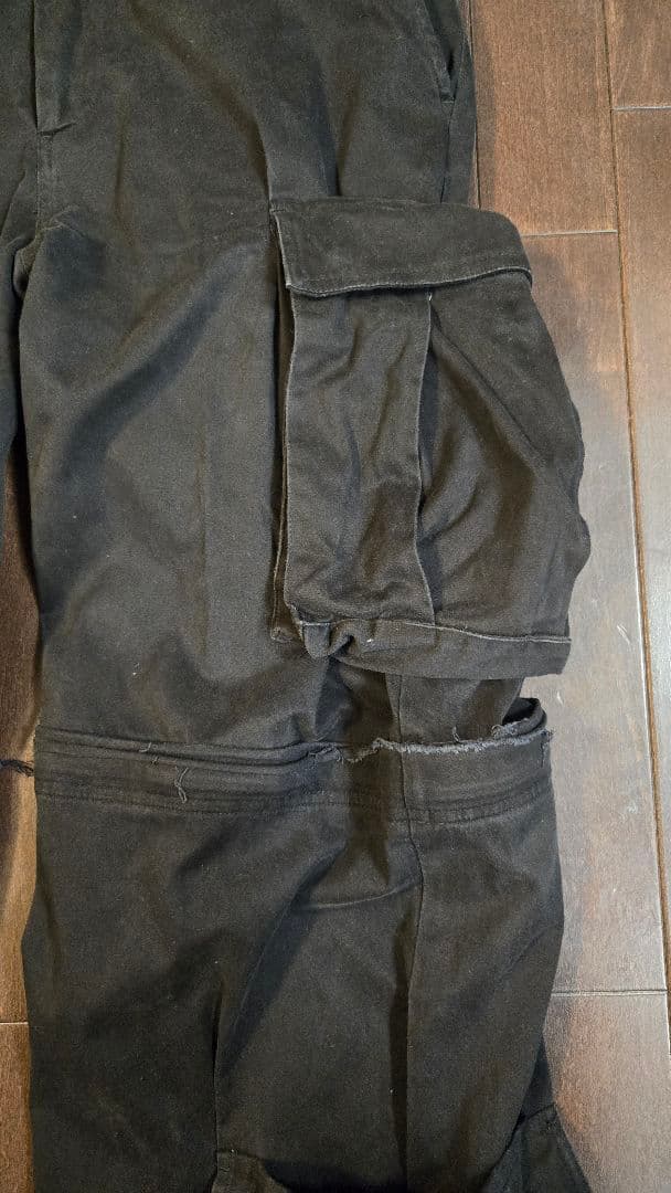 GRANCY　ZipDesign CargoPants ブラックMサイズ