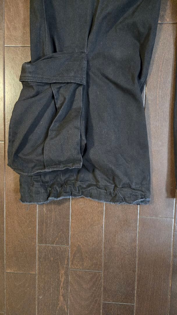 GRANCY　ZipDesign CargoPants ブラックMサイズ