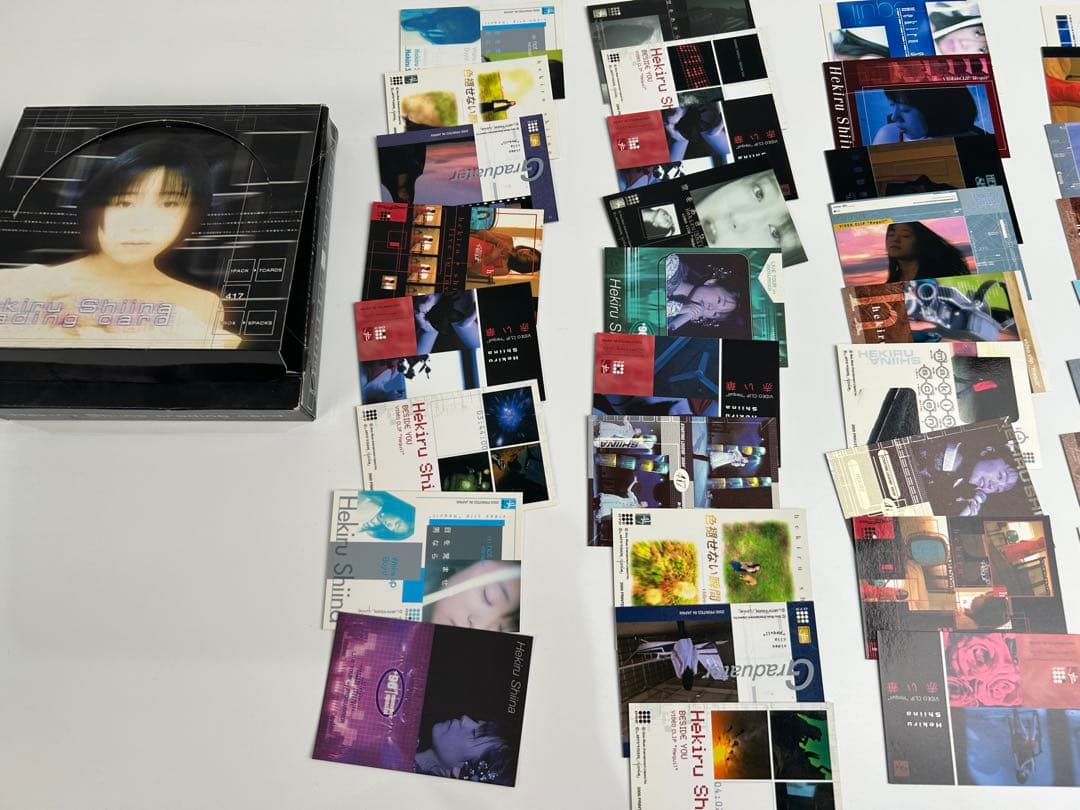 椎名へきる　トレーディングカード3BOX ビデオ4本　セット