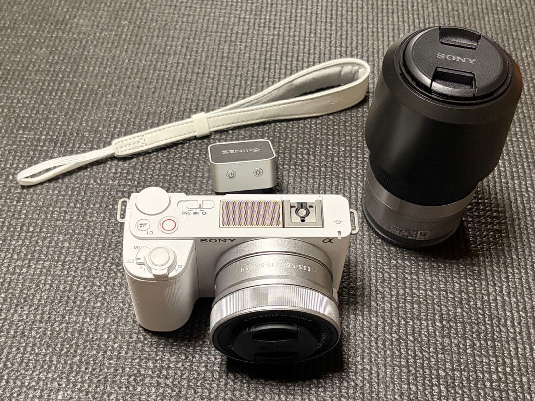 SONY ZV-E10 II ホワイト ダブルズームレンズキット