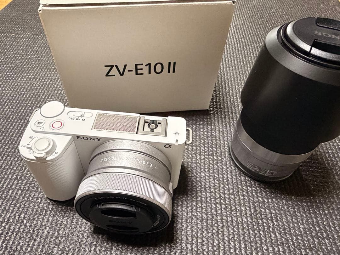 SONY ZV-E10 II ホワイト ダブルズームレンズキット