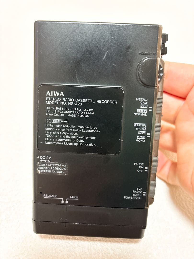 [z127]AIWA カセットボーイ　HS-J20