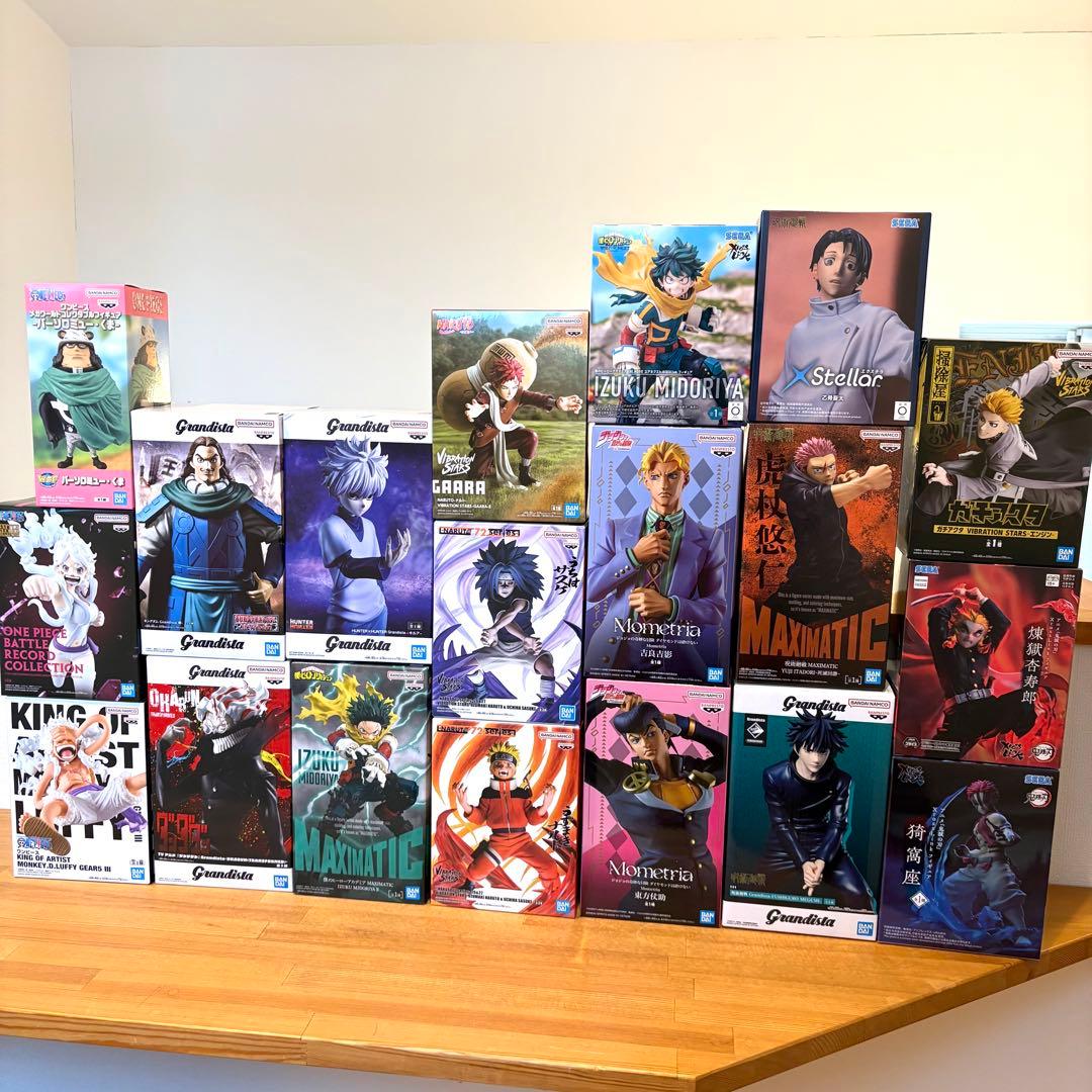 ジャンプ系フィギュア ワンピース NARUTO19体盛り盛りセット!！