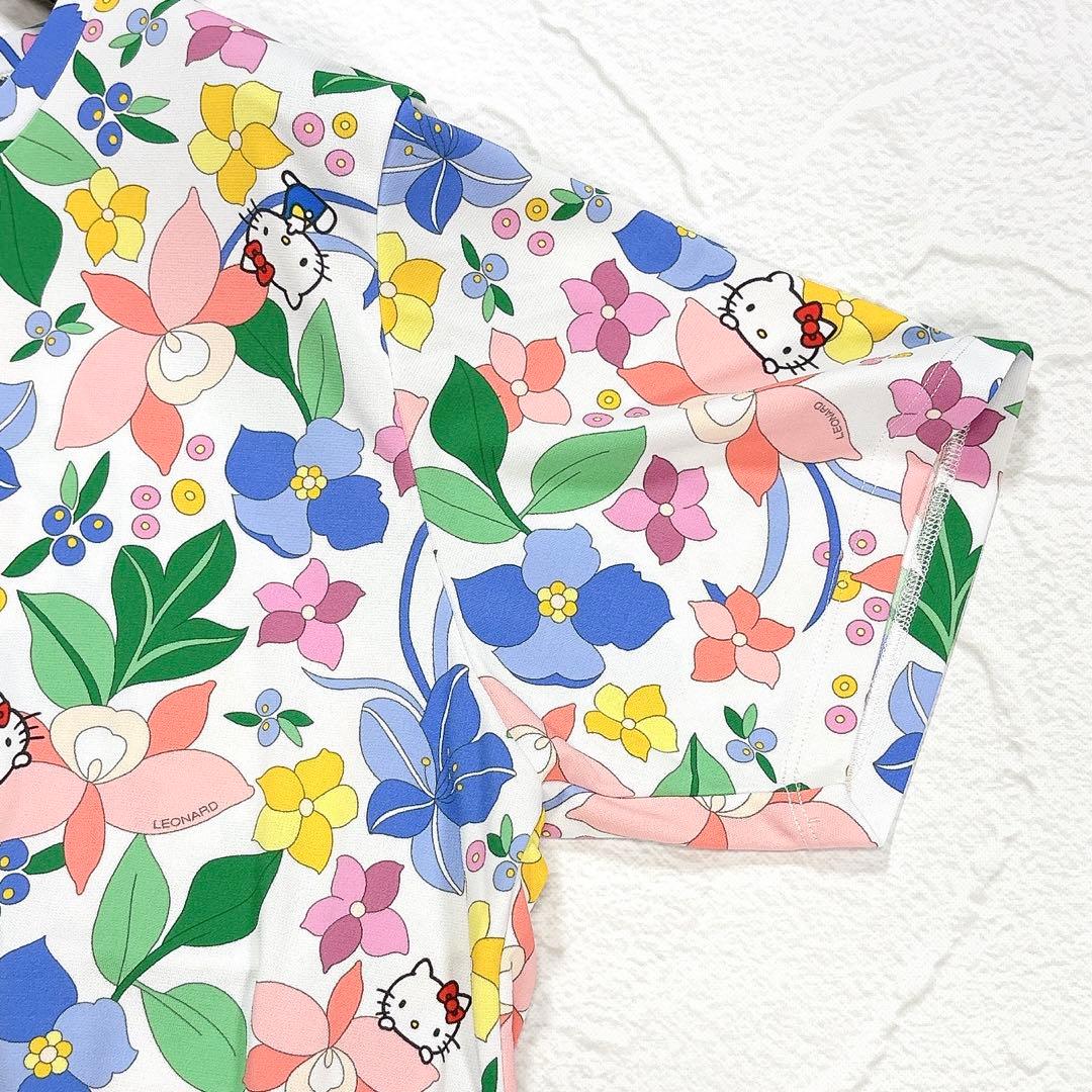 t*せ様 2024✨レオナール ハローキティ 大きいサイズ カットソー 花柄 ト