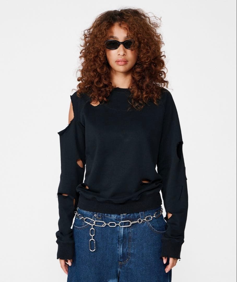 BEEDEN WORN OUT 2WAY SW ブラック