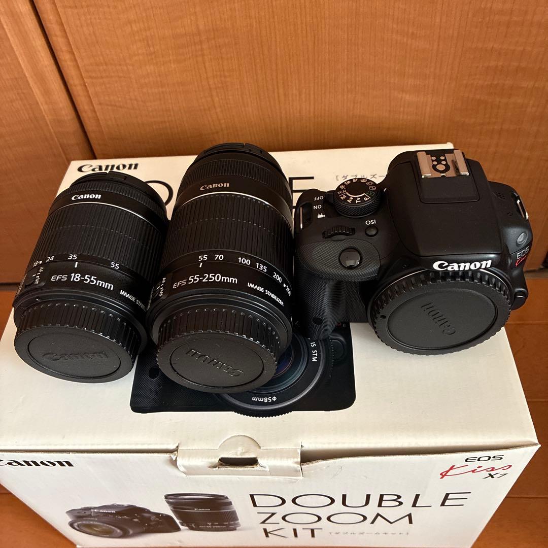 キャノン CanonEOSkissX7ダブルズームキット 美品
