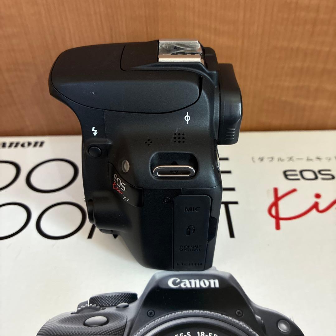 キャノン CanonEOSkissX7ダブルズームキット 美品