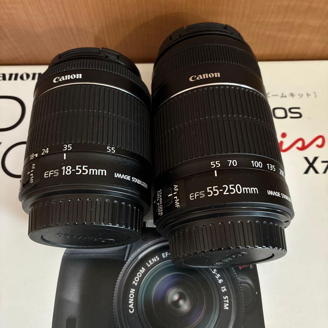 キャノン CanonEOSkissX7ダブルズームキット 美品