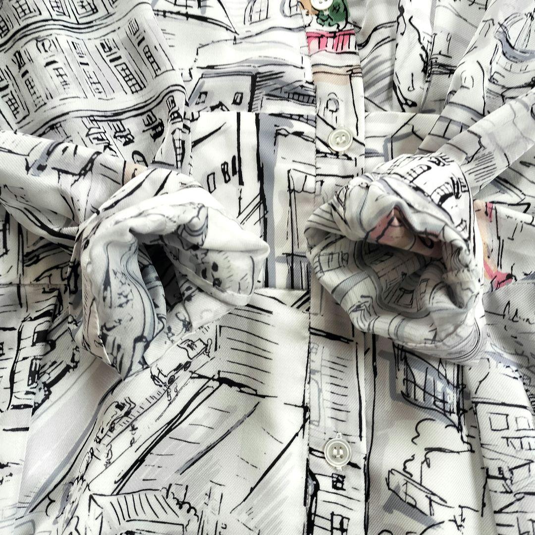 美品 ピンキーアンドダイアン ヨーロピアンシティスケープワンピース 36