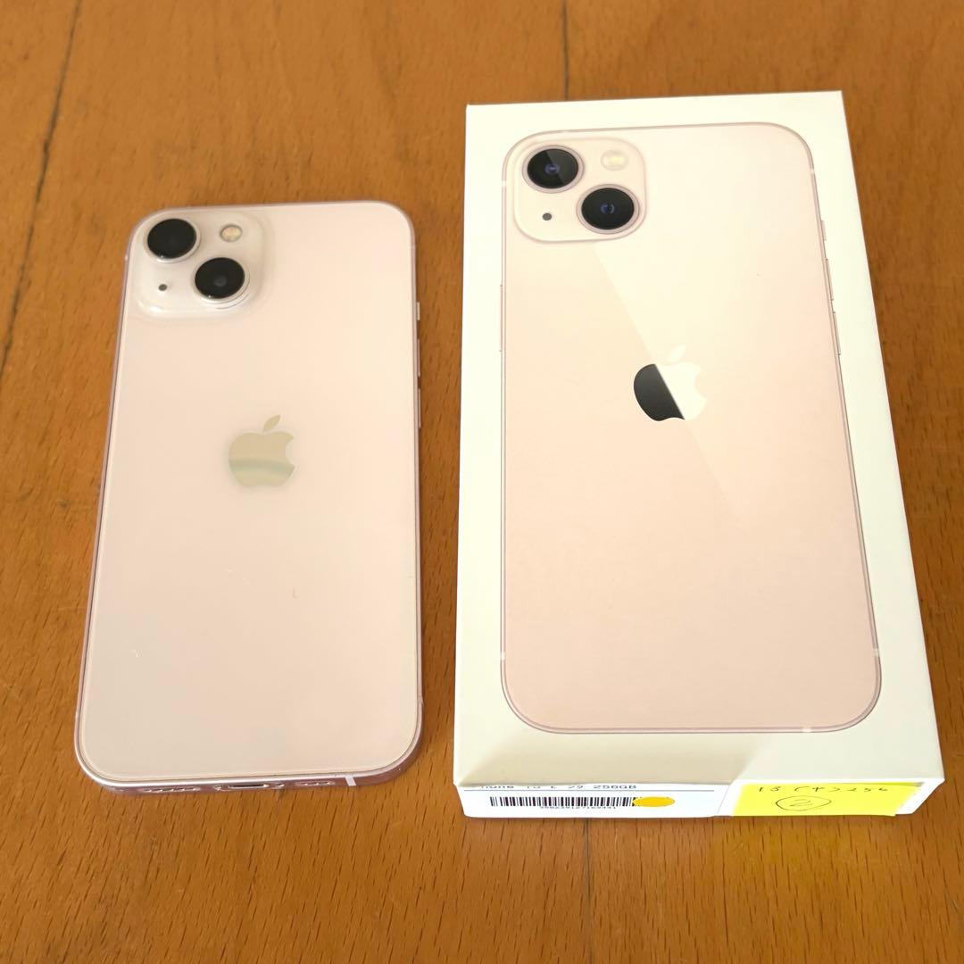 Apple iPhone 13 ピンク 256GB 箱 ケーブル有