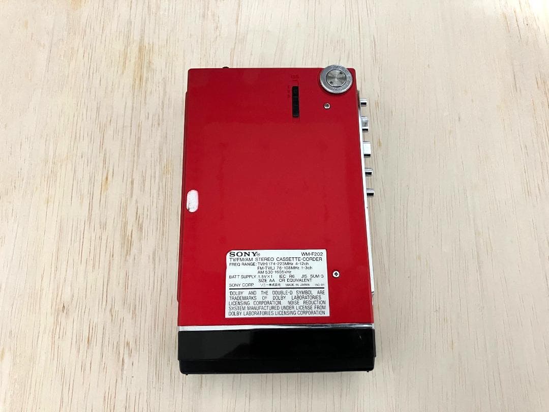 SONY(ソニー)WM-F202 ウォークマン FM/AMラジオカセットコーダー