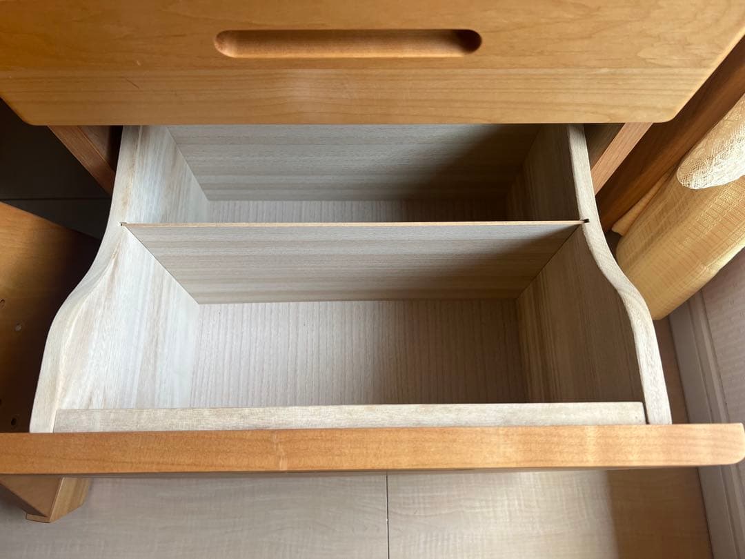 堀田木工所製 学習机 引き出し付き 椅子・棚付き