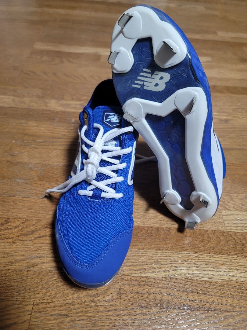 New Balance 青 スパイクシューズ　新品