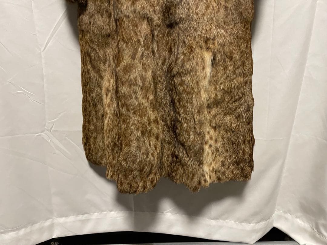 ★PIERRE BALMAIN★本毛皮★ロングコート★レオパード★M〜L相当★