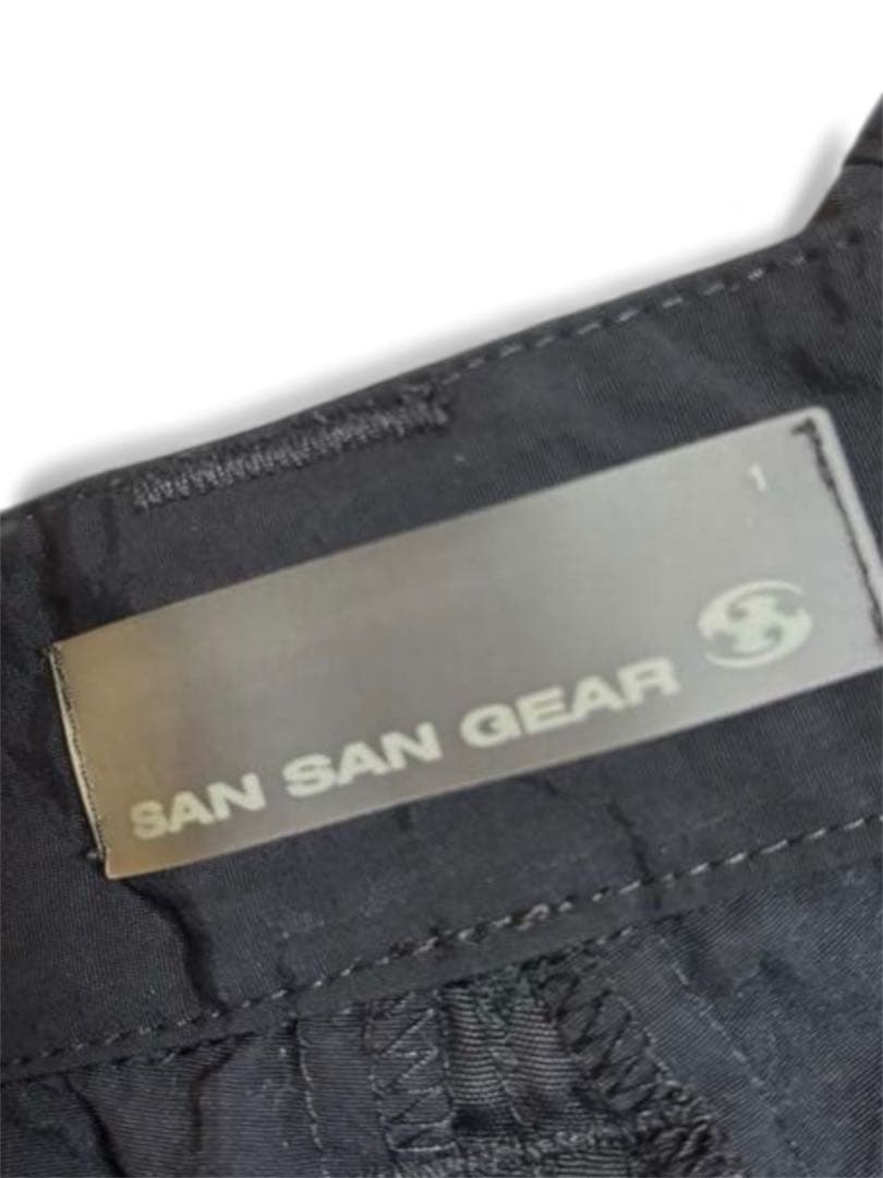 らっきょsansangear contrast pants black