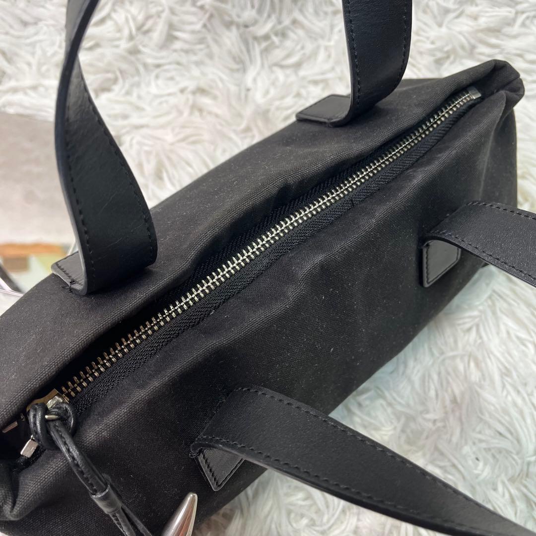 希少✨バーバリー ミニボストン ハンドバッグ キャンバス×レザー ノバチェック