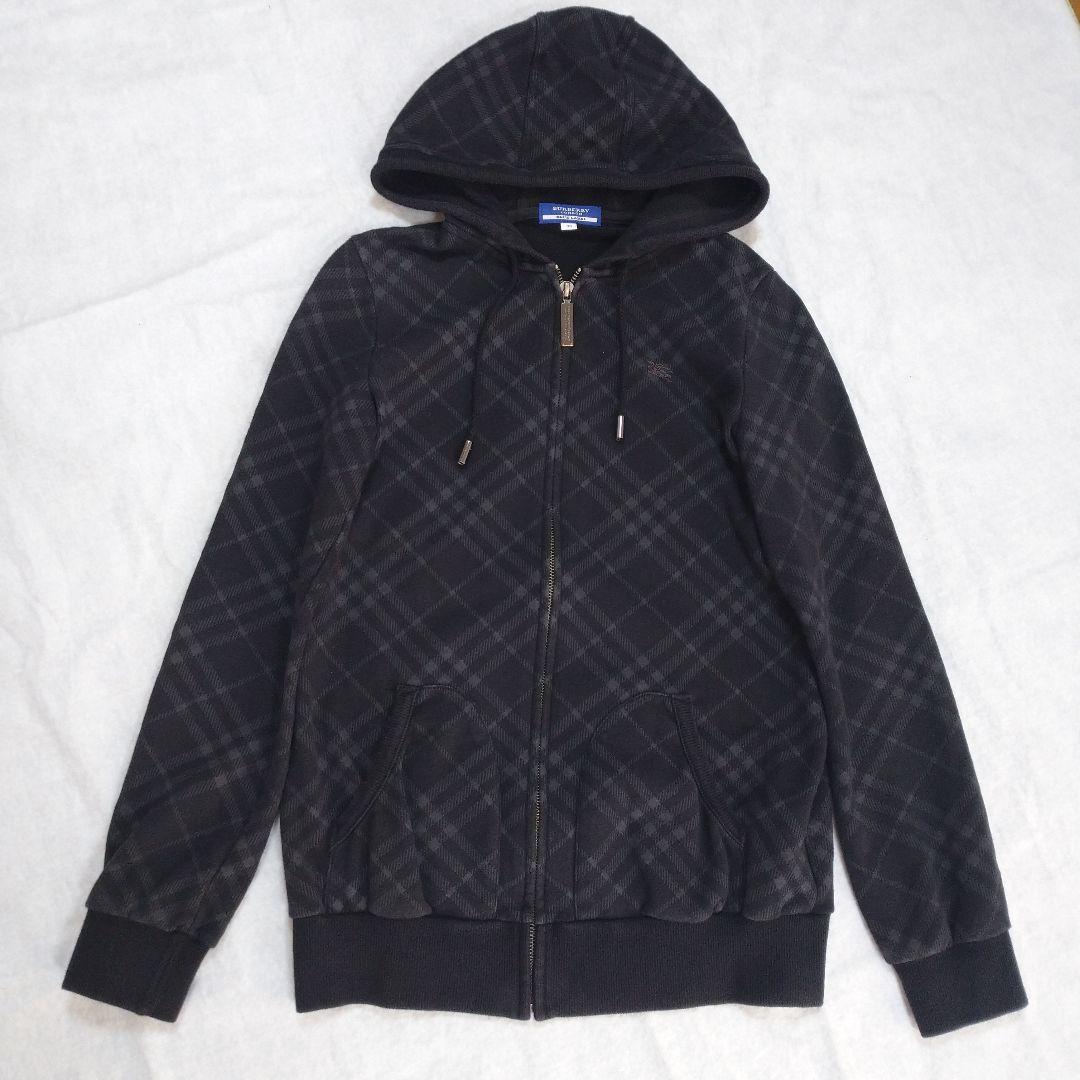 いのぺい　バーバリーブルーレーベル ジップパーカー 38 M