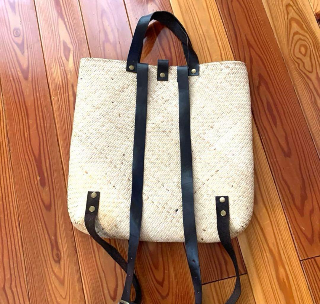 ラタン　バスケットバックパック　かごリュック　SUBLiME