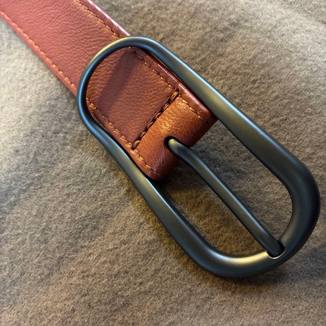 ボッテガヴェネタ　ベルト　ブラウン　茶色　イントレチャート80cm×32cm