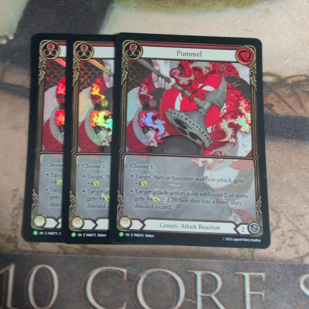 FaB 殴打 / Pummel プロモ　3枚セット