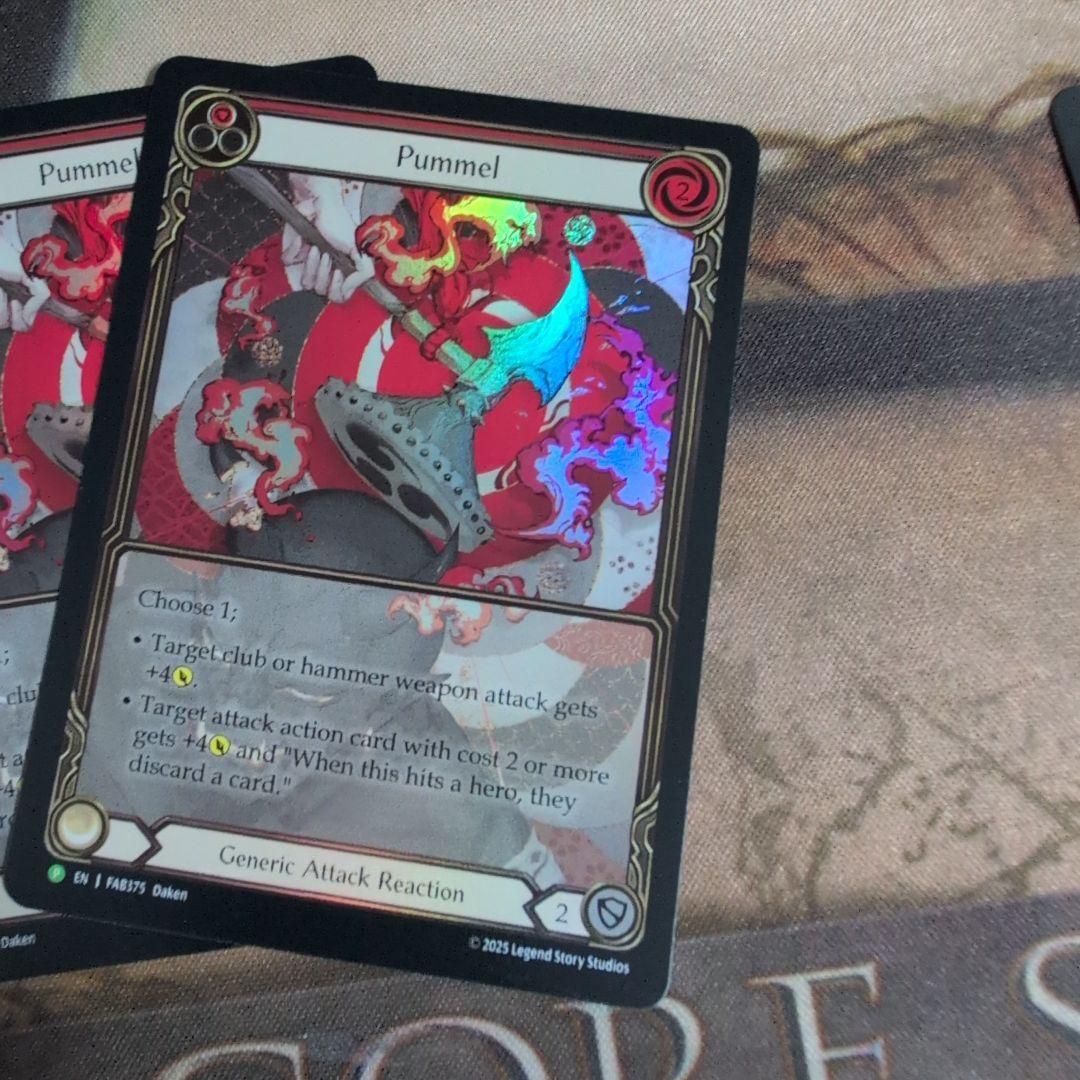 FaB 殴打 / Pummel プロモ　3枚セット