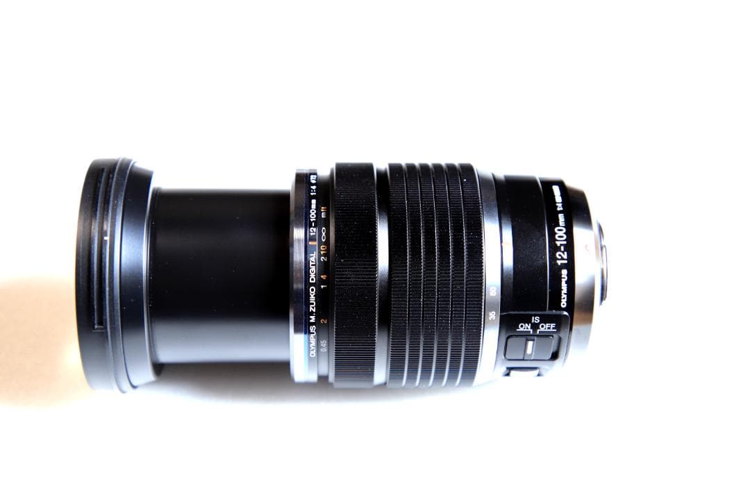 オリンパスレンズ　ED12－100ｍｍＦ４ＩＳ ＰＲＯ （ポーチとフィルター付）