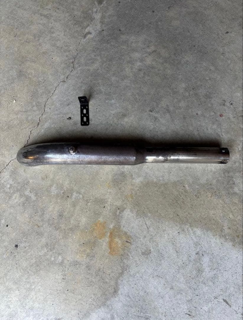 sr400 ターンアウトマフラー