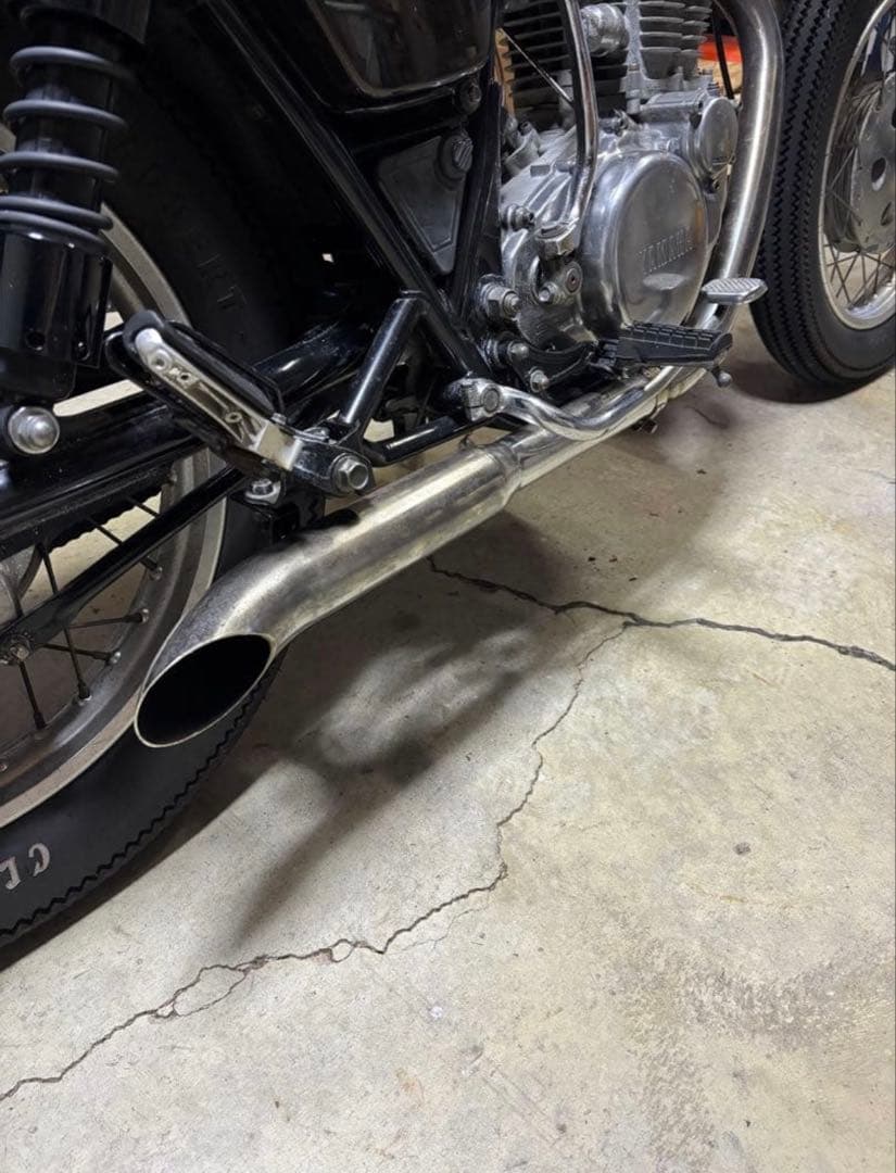 sr400 ターンアウトマフラー