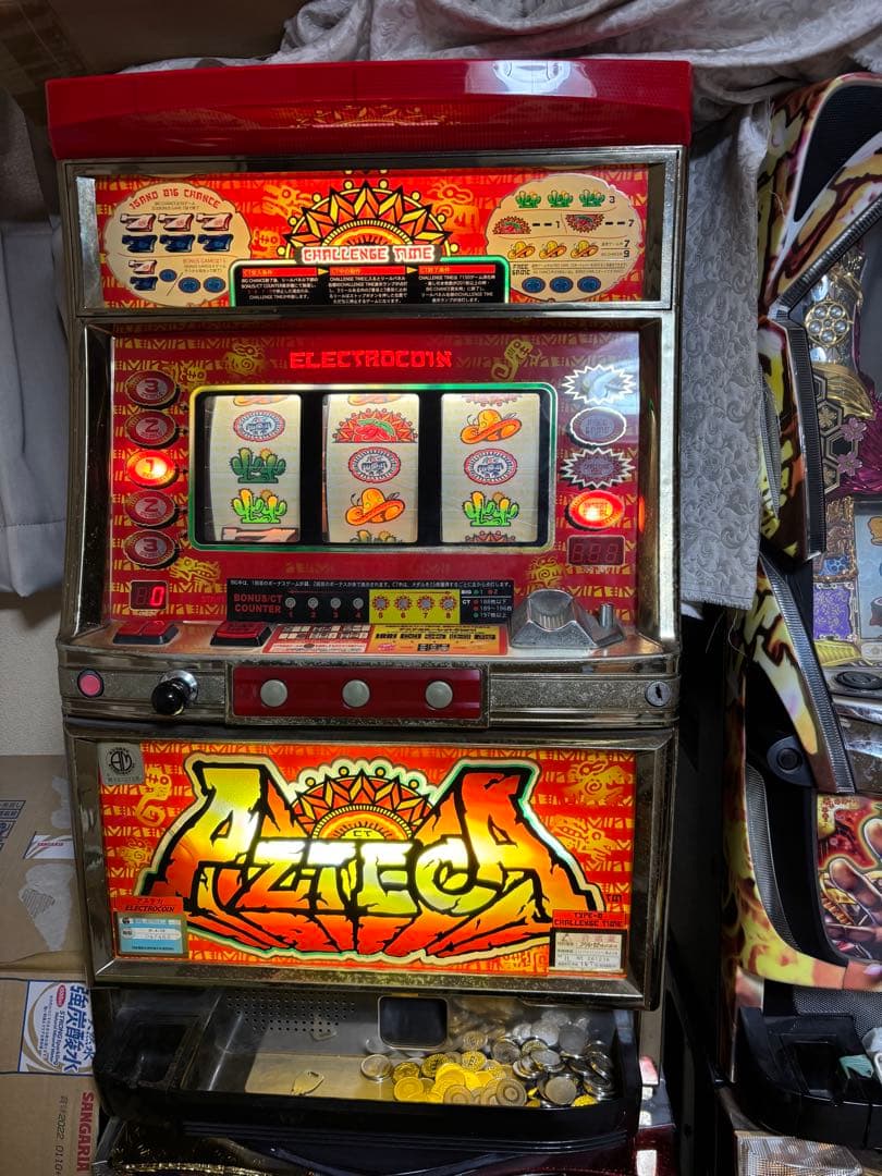 レア 希少 レトロ パチスロ 4号機 アステカ/初代アステカ（エレコ）CT機