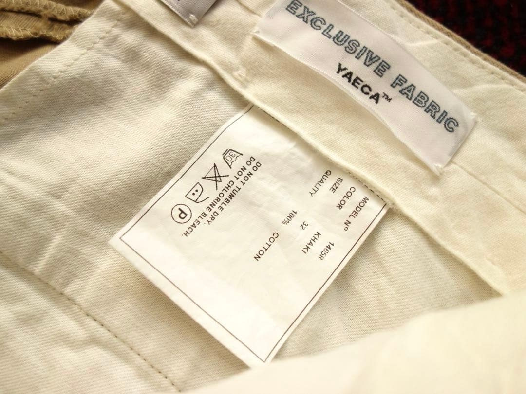 YAECA ヤエカ スタンダード チノパンツ 32 アメリカ軍