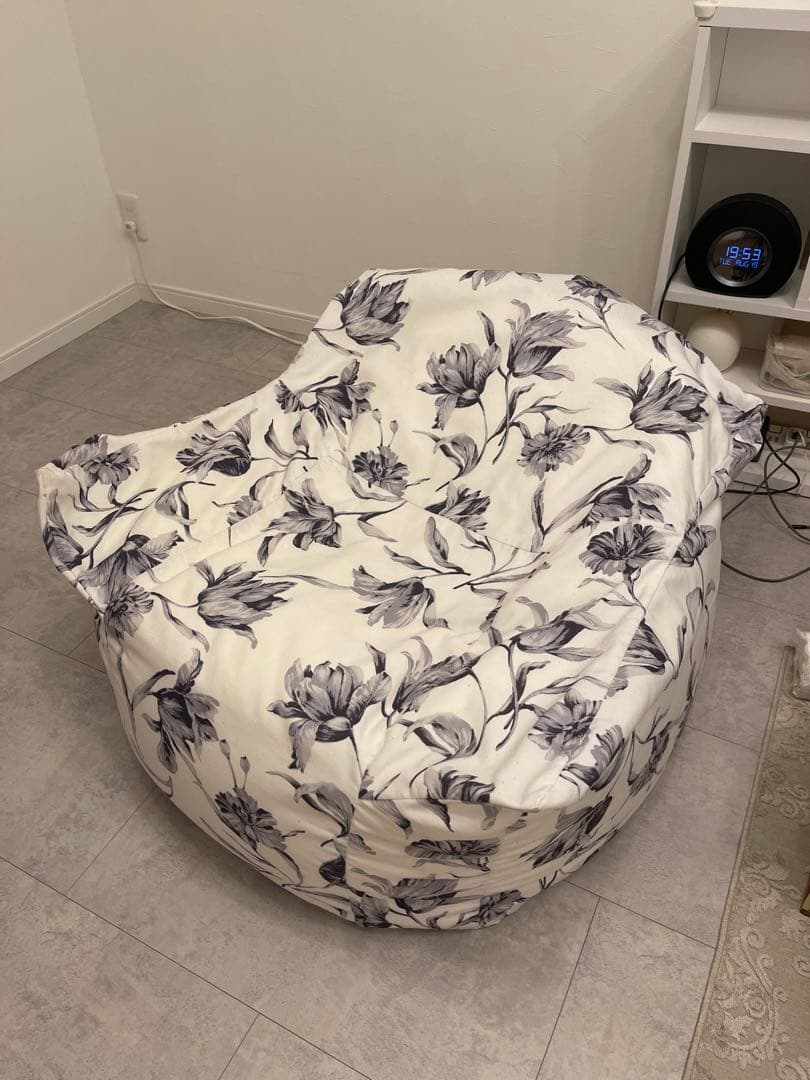 Francfranc ビーズクッション ルポゼ 花柄