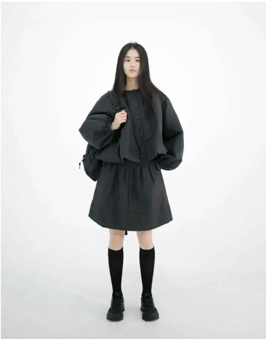 eunoia Moss Padding Short Skirt ユノイアスカート