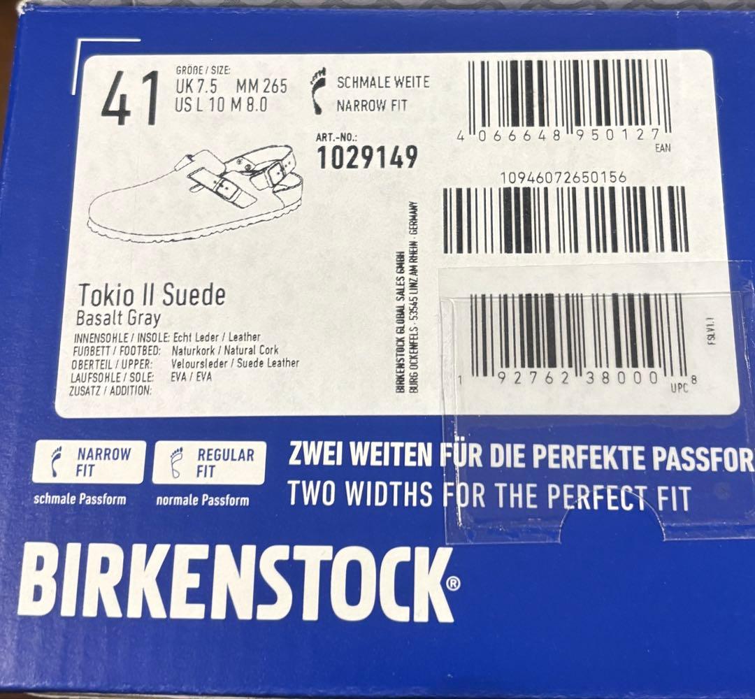 靴 BIRKENSTOCK Tokio Suede 26.5cm