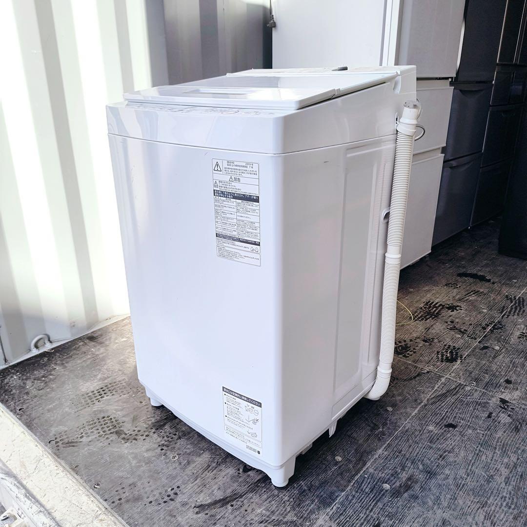 運搬取付無料！純正TOSHIBA清潔ホワイト洗濯機！洗浄力はピカー！完動品超美品