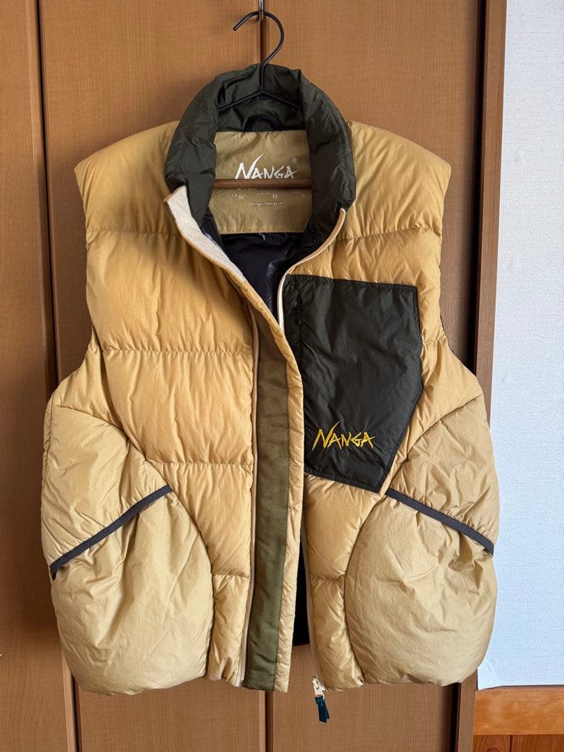 NANGA ナンガ マゼノリッジ ベスト ベージュ　L