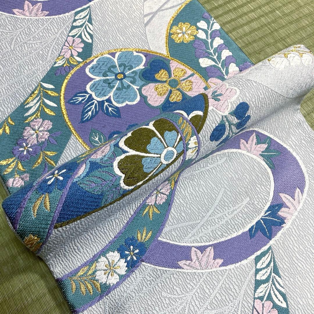 専用ページ　正絹　袋帯　【辻ヶ花】