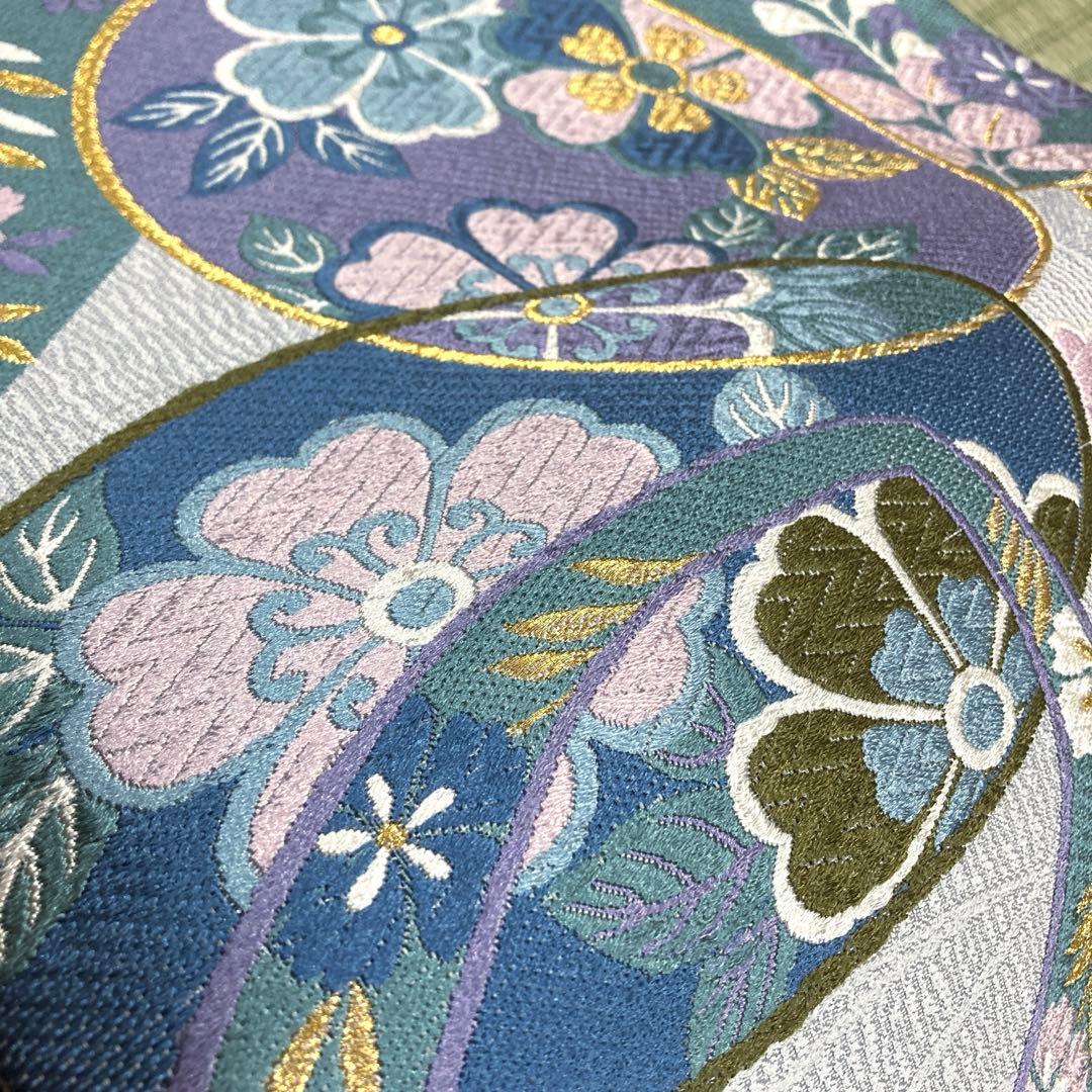 専用ページ　正絹　袋帯　【辻ヶ花】