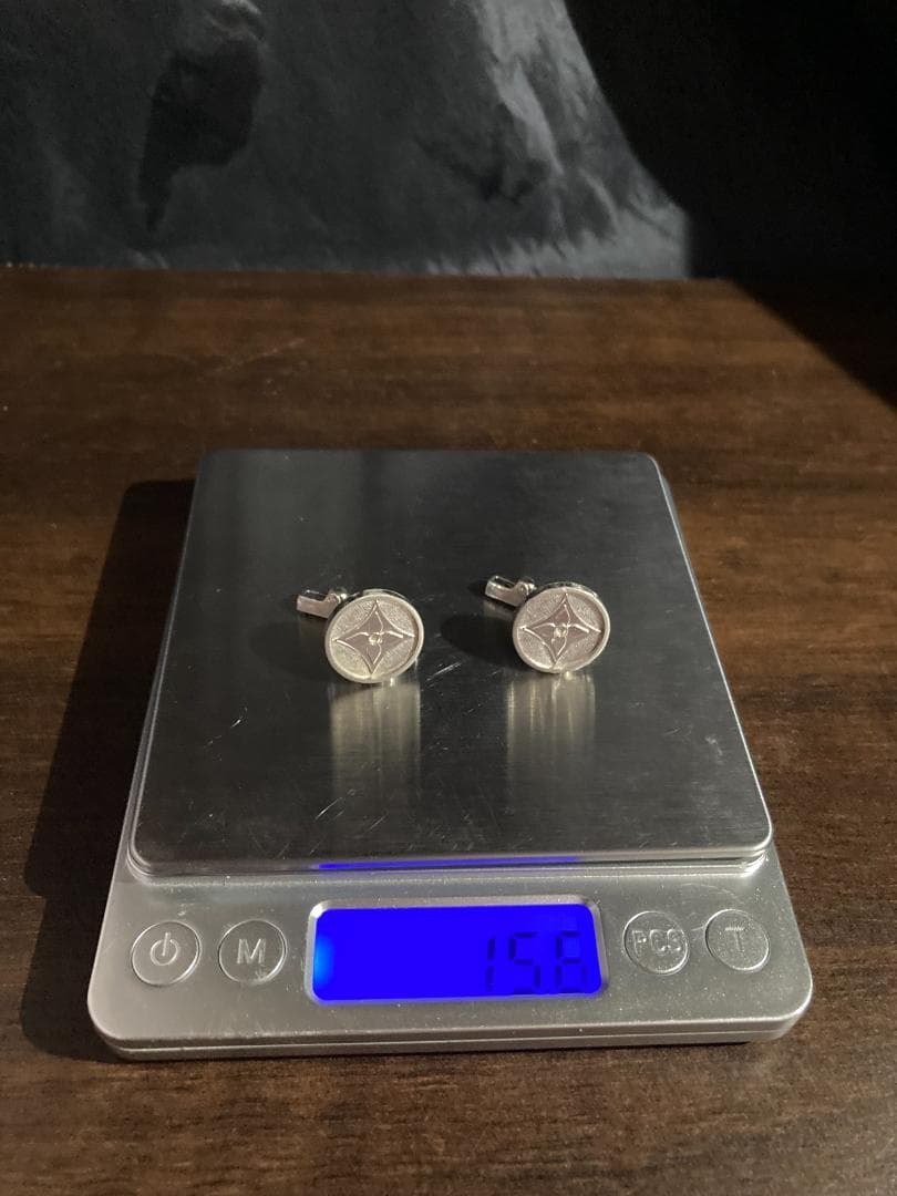 ルイヴィトン ブトン ドゥ マンシェット モノグラム フルール カフス 925