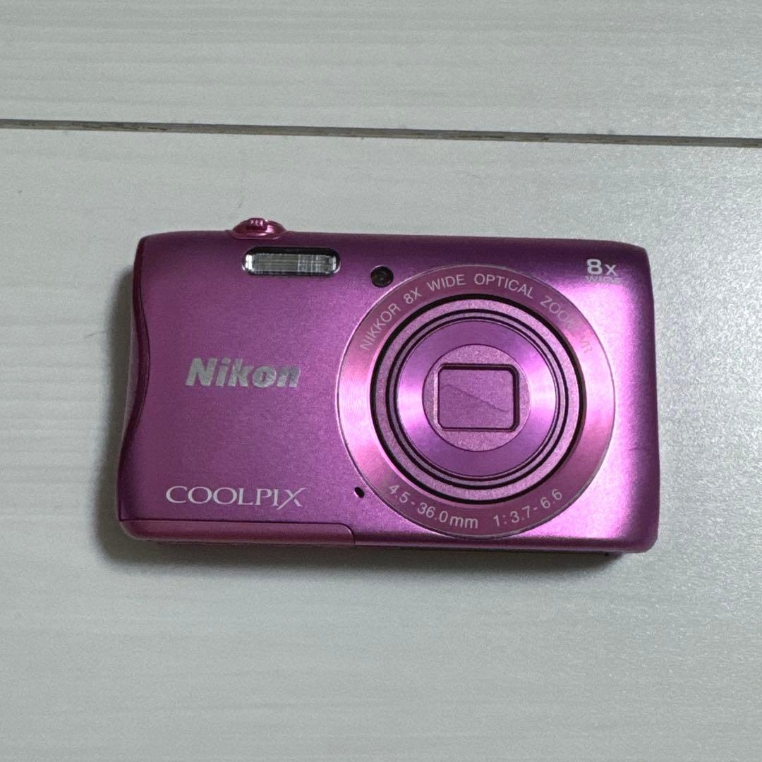 J3592-1 Nikon COOLPIX S3700 ピンク　デジタルカメラ