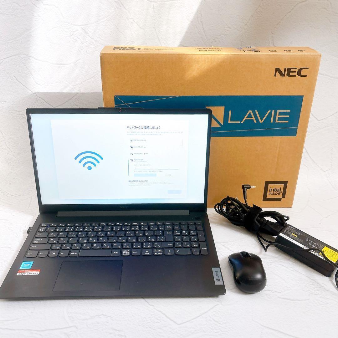 NEC LAVIE ノートパソコン PC-GN12ZJZAY マウス 箱つき